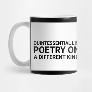 Quintessential Listening: Poetry Online Radio Mug